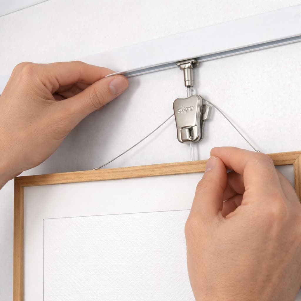 Step 3: Hang and adjust